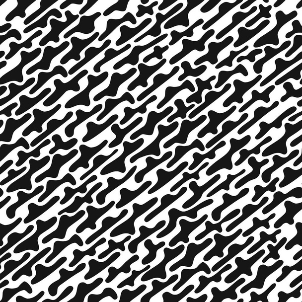 Seamless Parallel Diagonal abstract shapes pattern on black background. Design for website, print. Wallpaper, good for printing. - Wektor, obraz