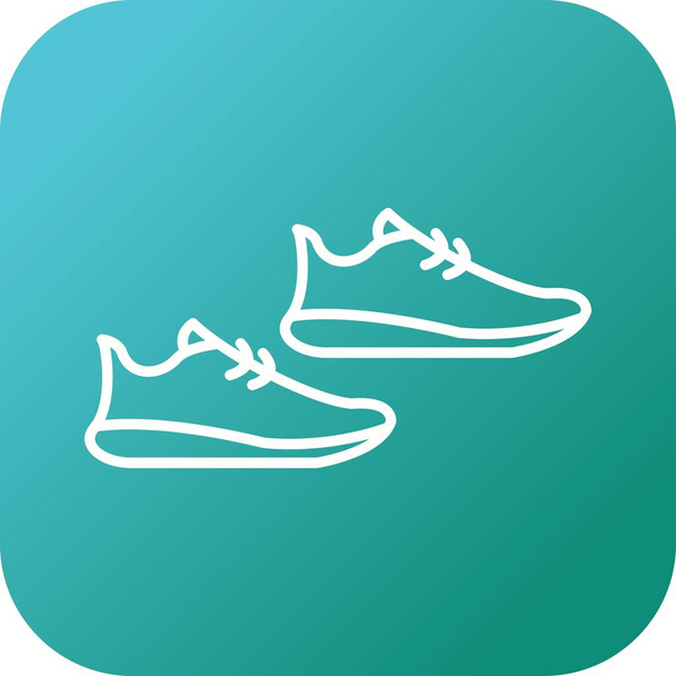 Unico Jogger scarpe vettoriale linea icona
 - Vettoriali, immagini