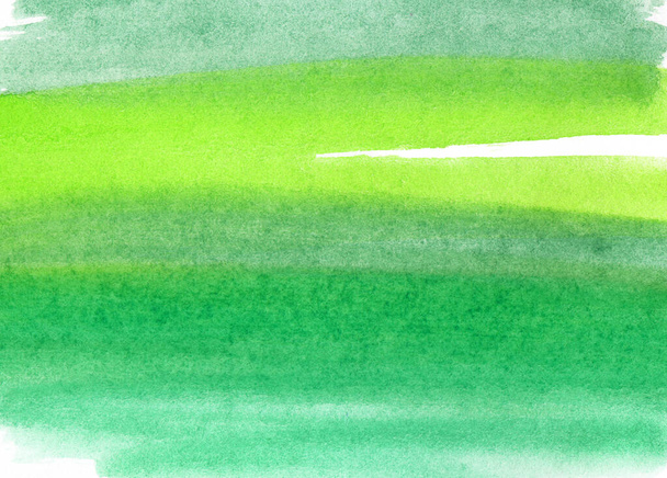 Fondo de acuarela abstracto verde brillante para el diseño
 - Foto, Imagen