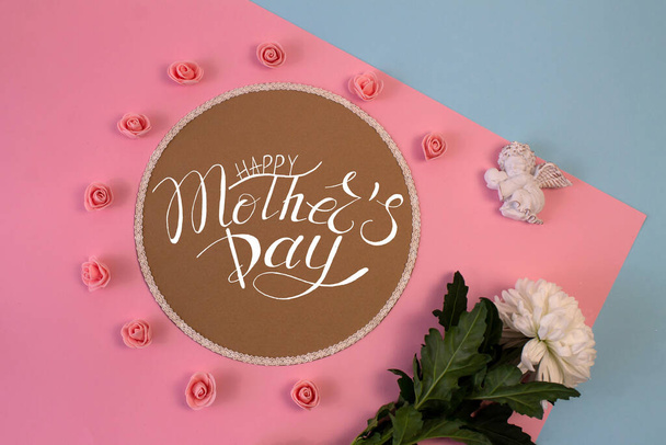 cartão, banner, modelo, saudação, um convite para o dia das mães
 - Foto, Imagem