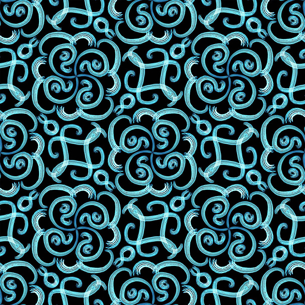 Middle east concept abstract seamless pattern - Φωτογραφία, εικόνα