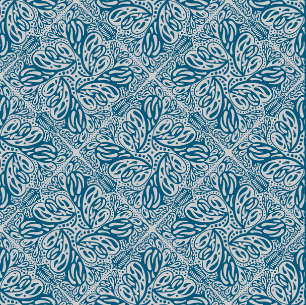 Abstract hand drawn seamless detailed pattern tile - 写真・画像