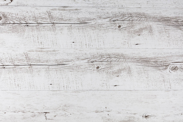 White rustic wooden background - Фото, изображение