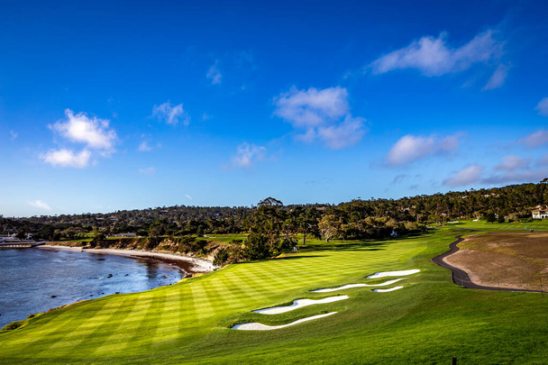 Pebble Beach golf course, Monterey, California, usa - Photo, Image
