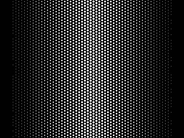 Vector Gradient Halftone Μαύρο και άσπρο φόντο - Διάνυσμα, εικόνα