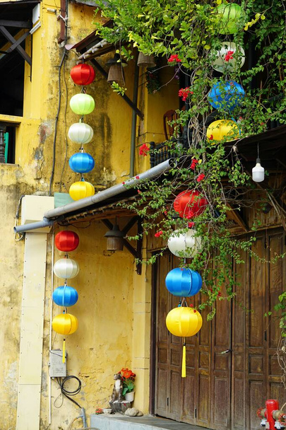 barevné lucerny v hoi an ve Vietnamu - Fotografie, Obrázek