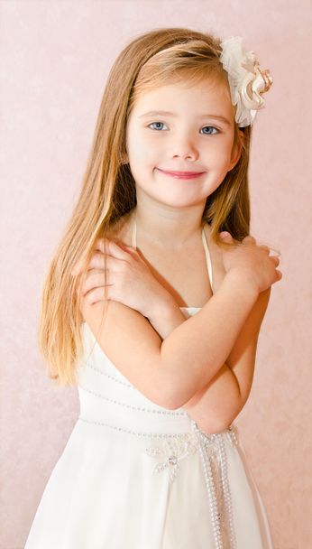 Adorable little girl in princess dress - Foto, imagen