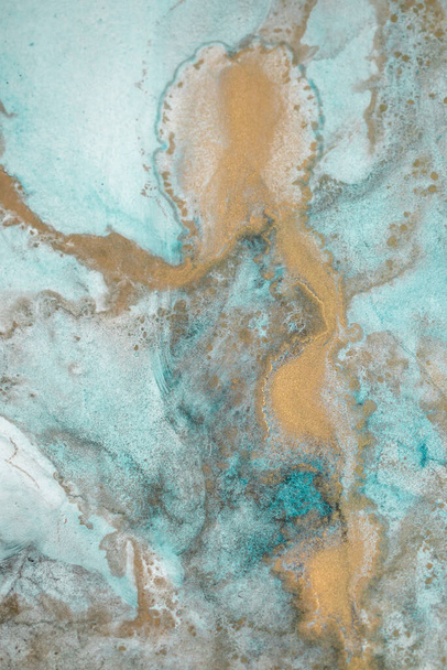 Marbling. Marble texture. Paint splash. Colorful fluid. Abstract colored background. Raster illustration. Colorful abstract painting background. Highly-textured oil paint. High quality details. - Foto, Imagem