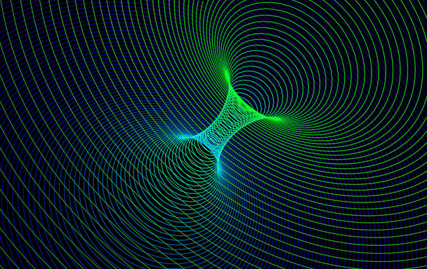 SpaceTime della curvatura vettoriale, sfondo del concetto del tunnel spaziale Catenoide, imbuto del buco nero, geometria Gyperbolic, curva negativa ecc
 - Vettoriali, immagini