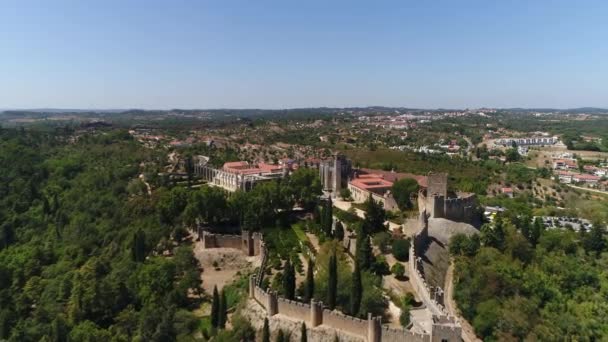 létání nad hradem a klášterem Krista v tomaru - Záběry, video
