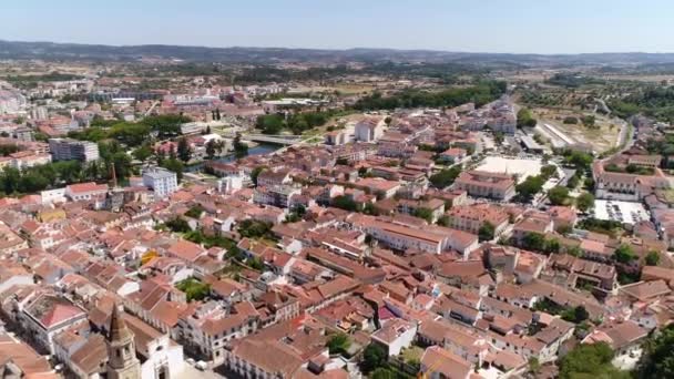 Tomar Portekiz 'in tarihi merkezi - Video, Çekim