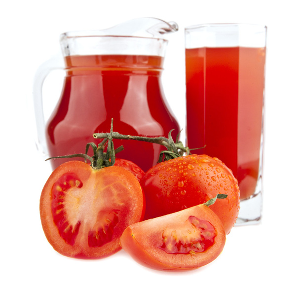 domates suyu ve domates - Fotoğraf, Görsel