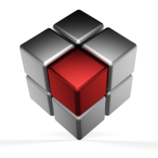 3d abstract cubes - Фото, зображення