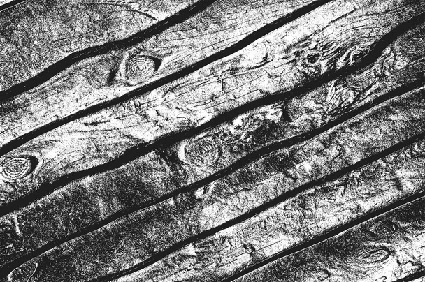 Distress planches en bois texture. Fond grunge noir et blanc. Illustration vectorielle EPS8 - Vecteur, image