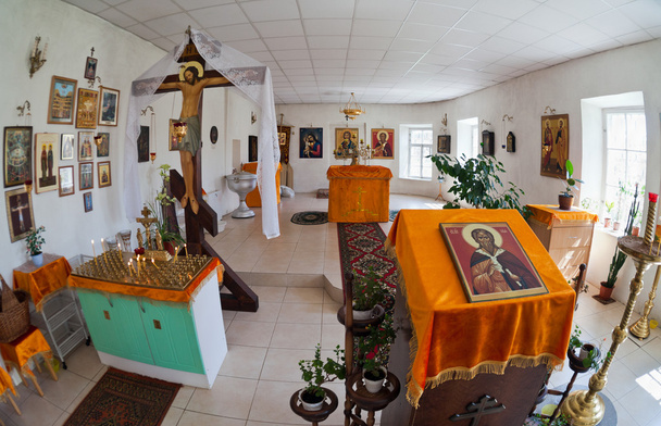 borovichi, Ρωσία - 11 Ιουλίου: εσωτερικό του καθεδρικού ναού της de - Φωτογραφία, εικόνα