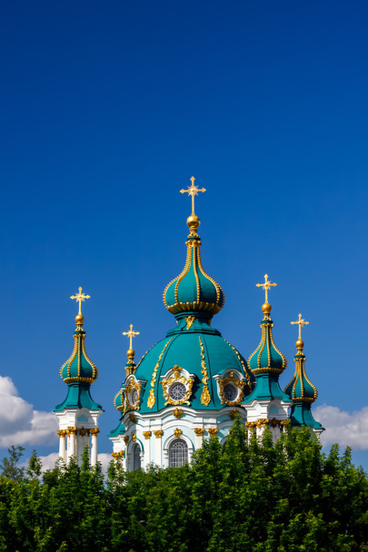 Église orthodoxe Saint-André à Kiev, Ukraine - Photo, image