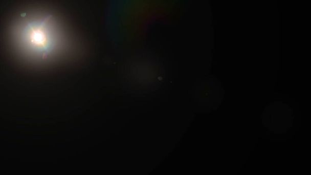 dark background with lens flare  - Photo, Image