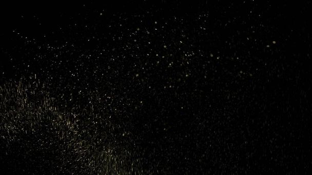 abstract black background with glitter splashing  - Fotografie, Obrázek