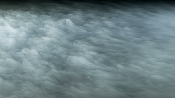 Fotografie realistických mraků, mlhy, kouře, oparu, mlhy, páry, kouře, suchého ledového kouře na černém tmavém pozadí. Plakát, Tapeta, Textura, Banner, Zátiší. - Fotografie, Obrázek