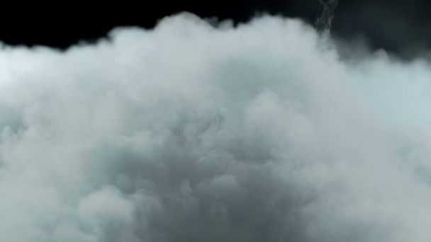 Фотографія реального диму на чорному тлі - реалістичні наклади для різних проектів.. - Фото, зображення