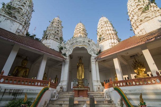 the Phra Mae Ya Shrine in Sukhothai City in the Provinz Sukhothai in Thailand.   Thailand, Sukhothai, November, 2019 - Photo, Image