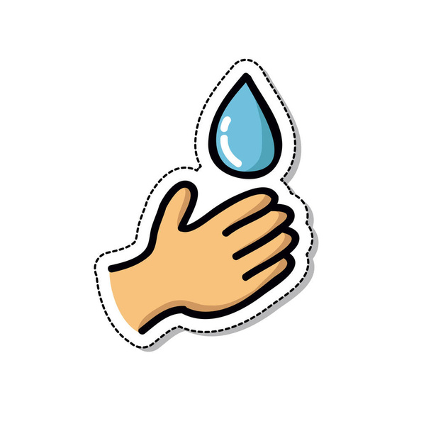 icona doodle lavaggio a mano, illustrazione a colori vettoriale
 - Vettoriali, immagini