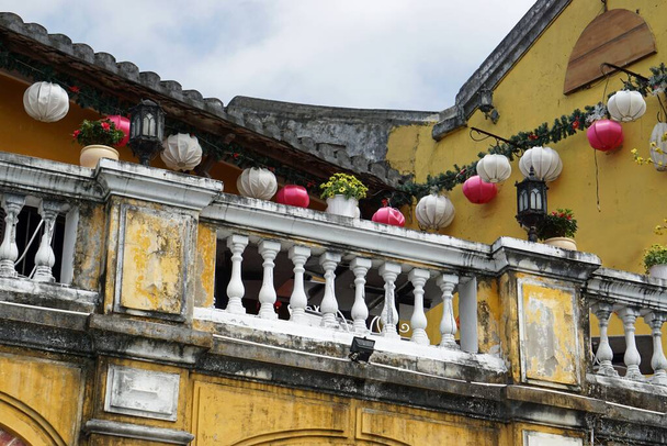 barevné a tradiční architektury v Hoi an - Fotografie, Obrázek