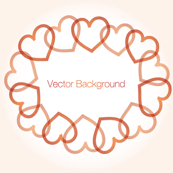 Background heart vector - Вектор,изображение