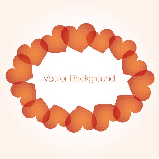 Background heart vector - Vektor, kép
