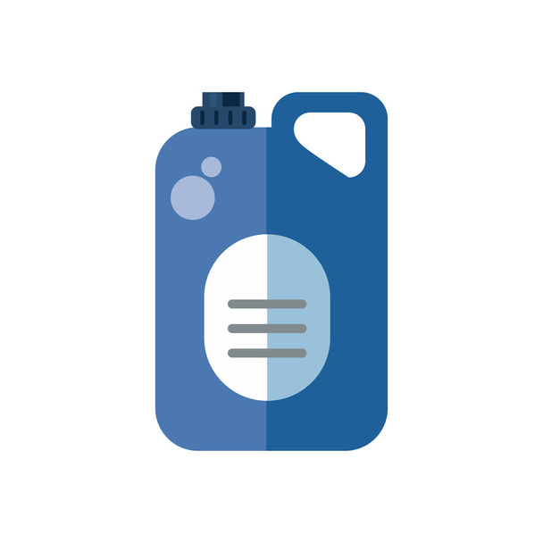 fertőtlenítő műanyag gallon palack termék lapos stílus - Vektor, kép