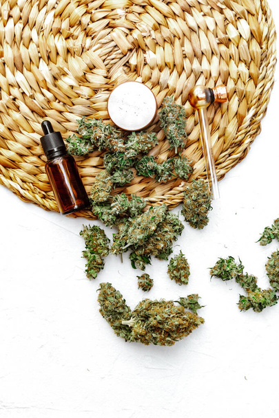 Cannabis Buds. Medical marijuana - Fotografie, Obrázek