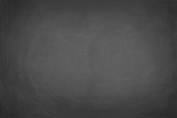 Working place on empty rubbed out on blackboard chalkboard texture background for classroom or wallpaper, add text message - Photo, Image