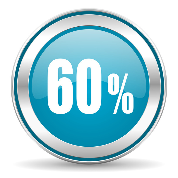 60 percent icon - Фото, изображение