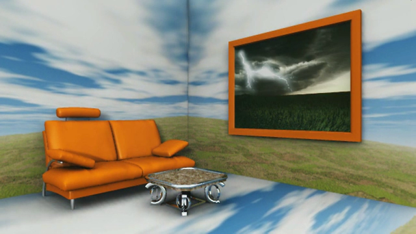 surrealistické interiér - Záběry, video