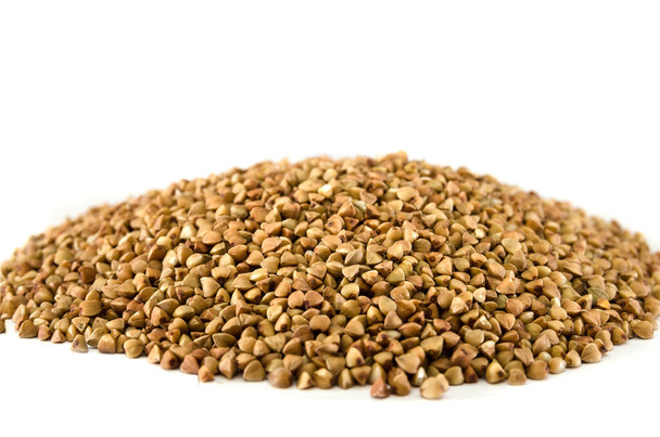 buckwheat groats isolated on a white background. - Photo, Image