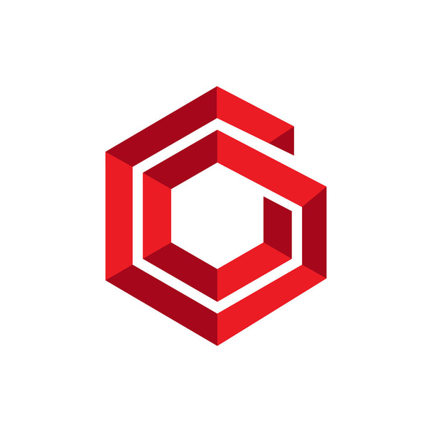 сучасний геометричний шестикутний вектор логотипу. піктограма дизайну шестикутника векторний елемент
 - Вектор, зображення