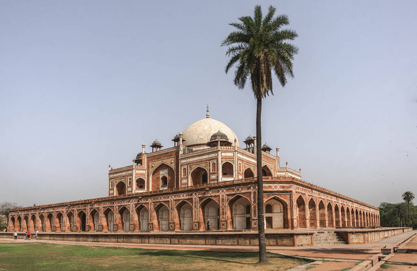 Grab von Humayun Mausoleum des Herrschers des Mogulreiches, Delhi - Foto, Bild