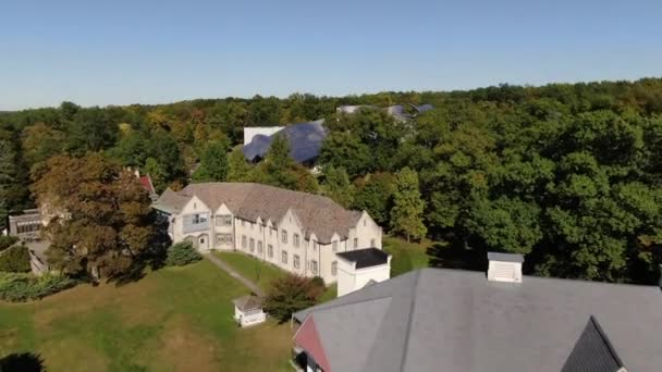 luchtfoto van bard college New York - Video