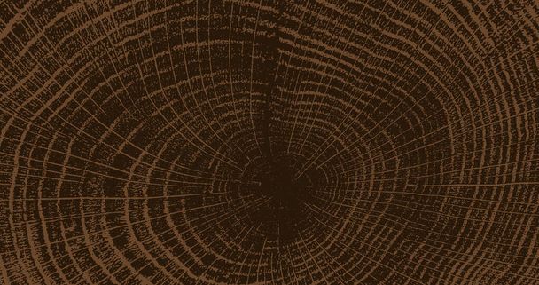 Riss Baumstumpf Holz Textur. Holzoberfläche. e. Natürliche hölzerne Baumstumpf Spur. Holzoberfläche. - Vektor, Bild