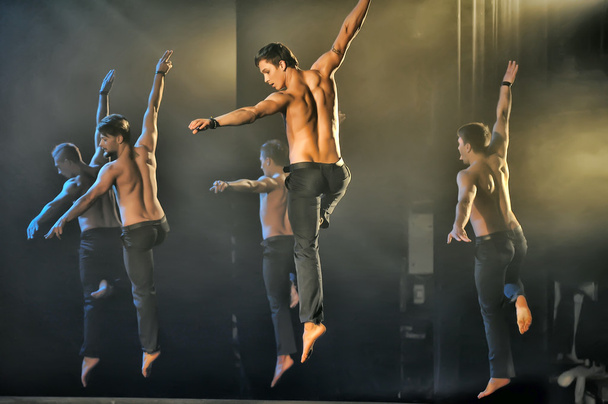 Modern style male dancers - Фото, изображение