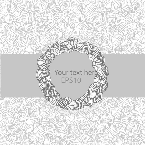 Abstract stylish background with waves and place for your text. - Vettoriali, immagini
