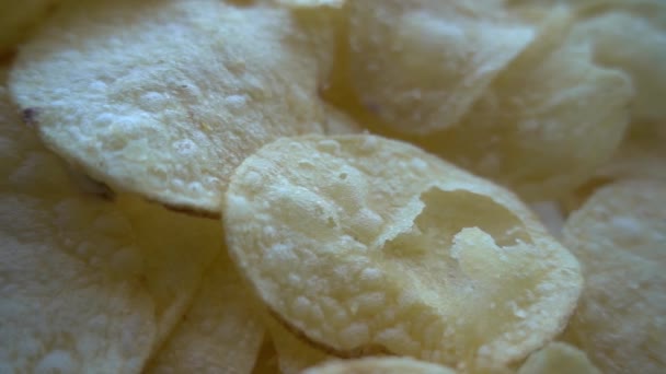 Video of potato chips - Πλάνα, βίντεο