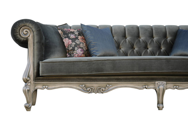 classic sofa armchair furniture in the coffee - Foto, Imagem