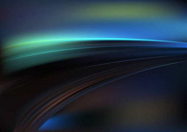 Kék atmoszféra Dinamikus háttér Vektor Illusztráció Design Gyönyörű elegáns Template grafikai kép - Vektor, kép
