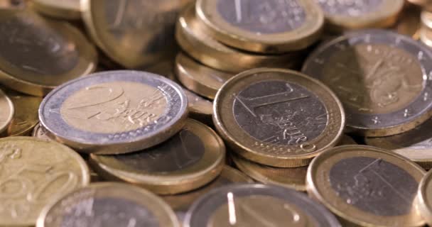 Χρυσά κέρματα ευρώ - Πλάνα, βίντεο