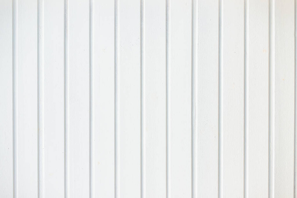 Background of white wooden sanded and painted boards - Foto, Imagem