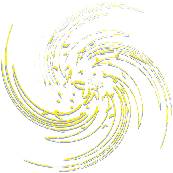 Tourbillon monochrome, tourbillon monochrome. Forme avec rotation, rotation, distorsion en spirale. Élément design Helix, volute et ficelle
 - Vecteur, image