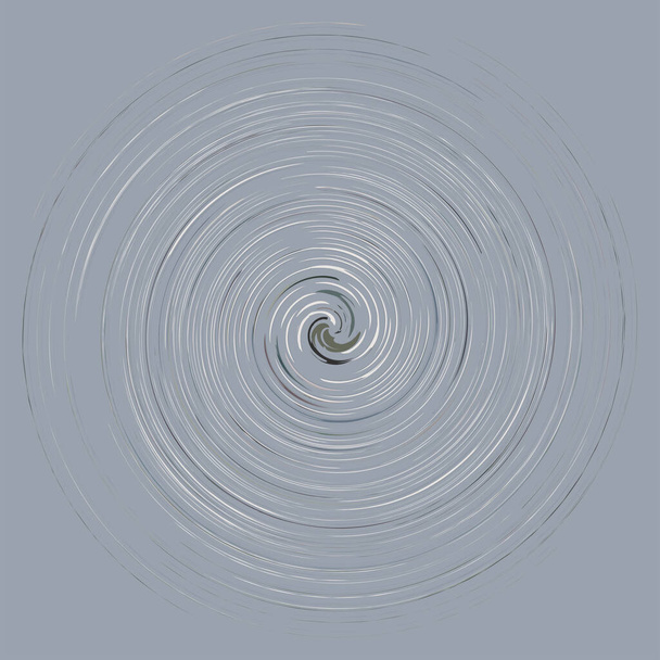 Mancha de crema, mancha elemento de diseño espiral abstracto. Giro, giro en forma. Voluta, hélice, ilustración coclear
 - Vector, imagen
