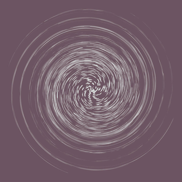 Rozmaz, rozmaz abstrakcyjny element spiralny. Kręć się, kręć się. Objętość, spirala, ilustracja ślimakowa - Wektor, obraz
