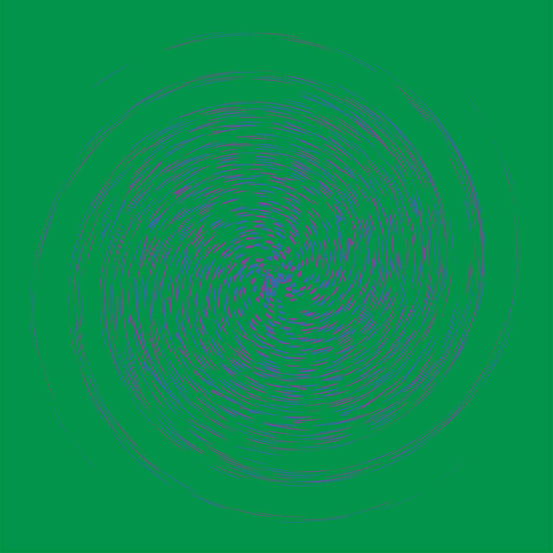 tricolor rizado, bobina, forma de voluta giratoria. vórtice de torzal girando en forma concéntrica, radial, radiante y circular, dando vueltas
 - Vector, Imagen